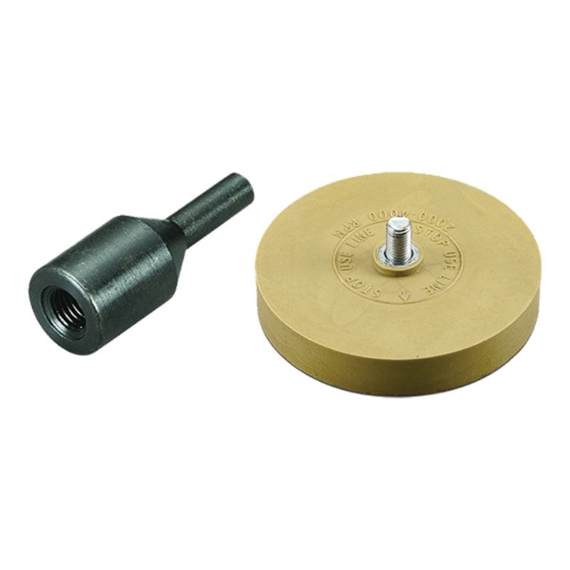 Stick On Weight Adhesive Removal Pad (Caramel Wheel with Arbor)