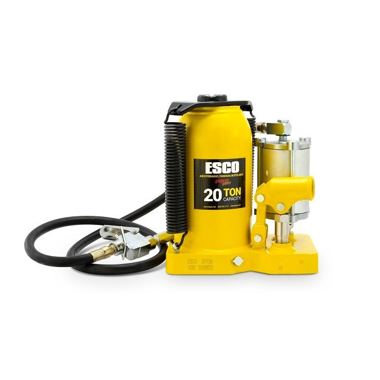 ESCO Pro Series 20 Ton Air Hydraulic Bottle Jack ESCO Pro Series 20 Ton Air Hydraulic Bottle Jack