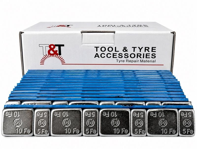 Stick On Wheel Balance Weights Silver - 5/10 Gram Steel Stick On Wheel Balance Weights Silver - 5/10 Gram Steel