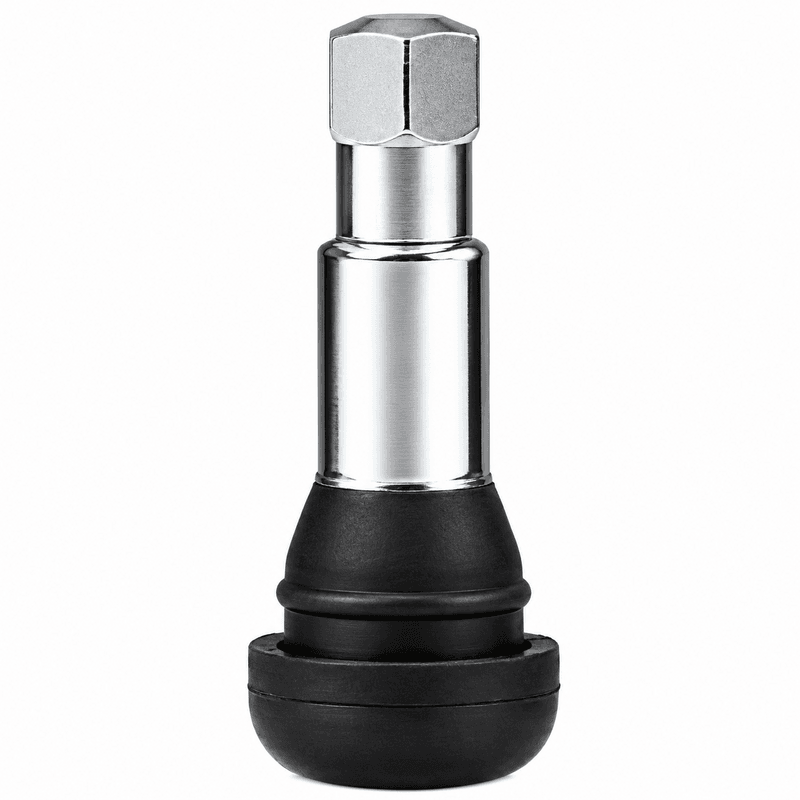 TR413 Tubeless Car Tyre Valve with Chrome Short Sleeve TR413 Tubeless Car Tyre Valve with Chrome Short Sleeve