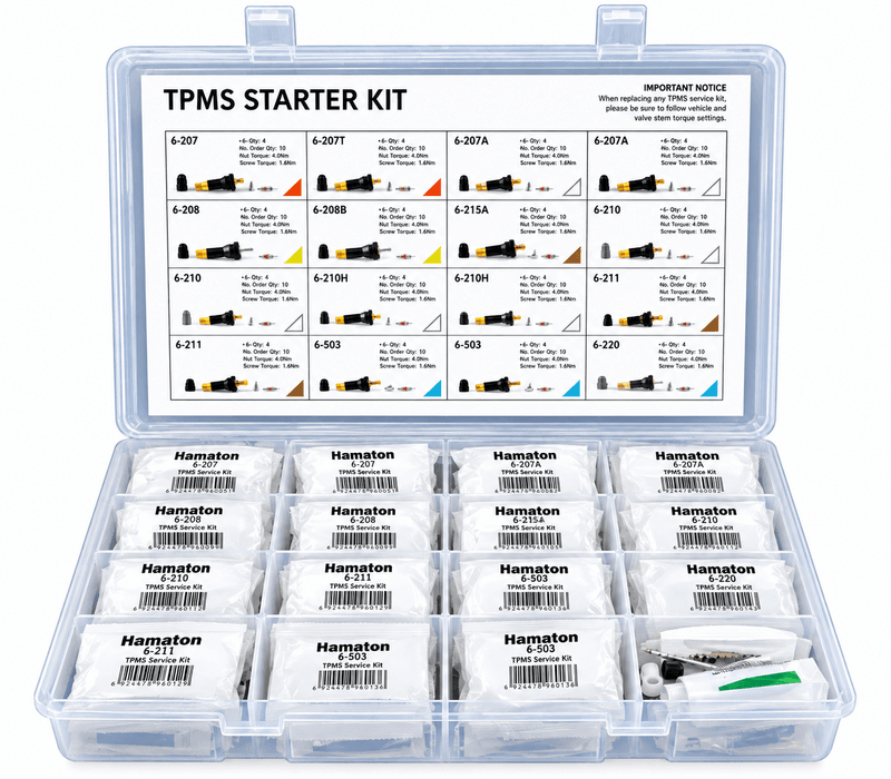 80 Piece TPMS Valve Starter Kit – Australian Market