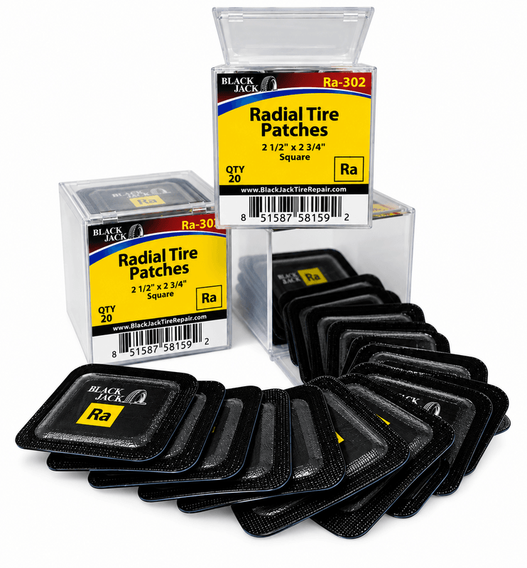 Premium Radial Tyre Repair Patch 54mm Square - Made In USA