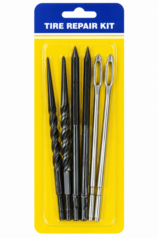 6 Piece Tyre Repair Plug Needle & Probe Kit