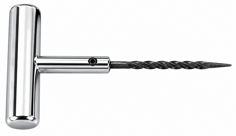 Chrome T-Handle Tyre Repair Spiral Probe / Reamer Chrome T-Handle Tyre Repair Spiral Probe / Reamer