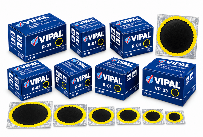Vipal Round Tube Repair Patches &ndash; Cold Cure