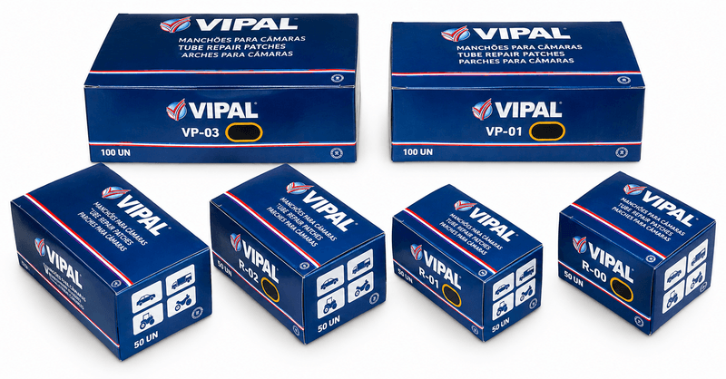 Vipal Oval Tube Repair Patches – Cold Cure Vipal Oval Tube Repair Patches – Cold Cure