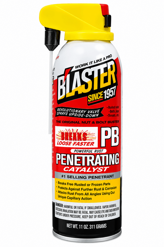 PB Blaster Tyre Wheel Nut Loosener/Penetrant Catalyst 11oz (311g) Spray Can PB Blaster Tyre Wheel Nut Loosener/Penetrant Catalyst 11oz (311g) Spray Can