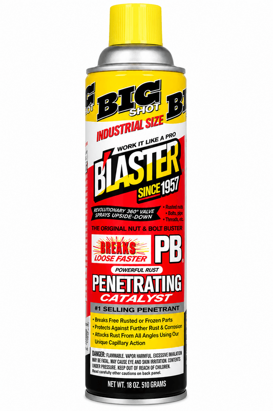 PB Blaster Tyre Wheel Nut Loosener/Penetrant Catalyst 18oz (510g) Spray Can PB Blaster Tyre Wheel Nut Loosener/Penetrant Catalyst 18oz (510g) Spray Can