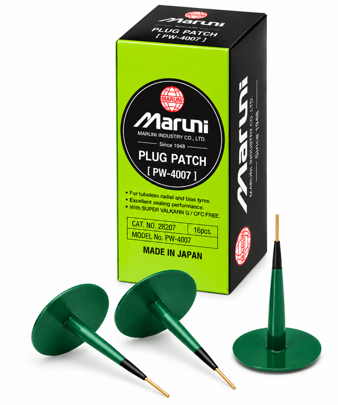 16 x Maruni 40mm Tyre Repair Plug Patches with 6mm Stem (PW-4007) &ndash; Made in Japan
