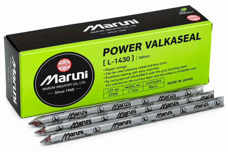 30 x Maruni 140mm Power Valkaseal Tubeless Tyre Repair Plugs / Strings (LP-1430) &ndash; Made in Japan