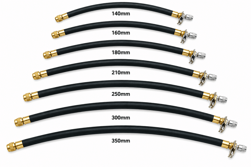Flexible Rubber Tyre Valve Extensions – Available in 140mm to 350mm Flexible Rubber Tyre Valve Extensions – Available in 140mm to 350mm