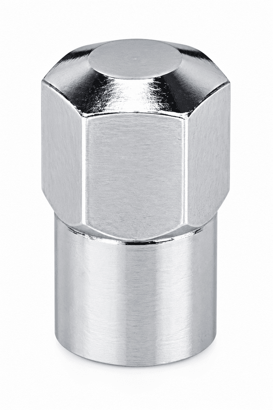 Chrome Hex Tyre Valve Cap Chrome Hex Tyre Valve Cap