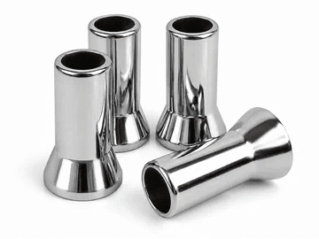 Flared Chrome Tyre Valve Sleeve – Suits TR413 Rubber Valves Flared Chrome Tyre Valve Sleeve – Suits TR413 Rubber Valves