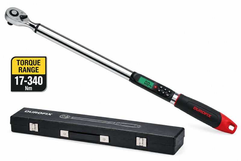 DUROFIX Digital Angle Torque Wrench &ndash; 1/2" Drive 17&ndash;340Nm