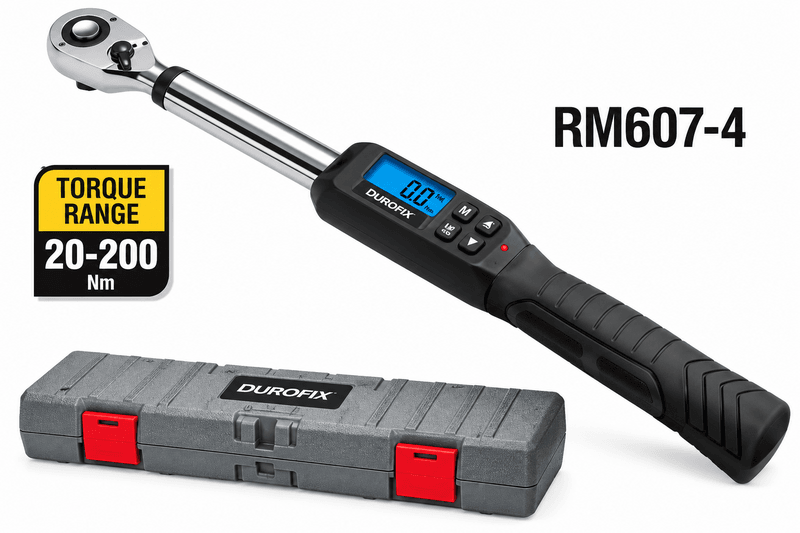 DUROFIX Digital Torque Wrench &ndash; 1/2" Drive 20&ndash;200Nm