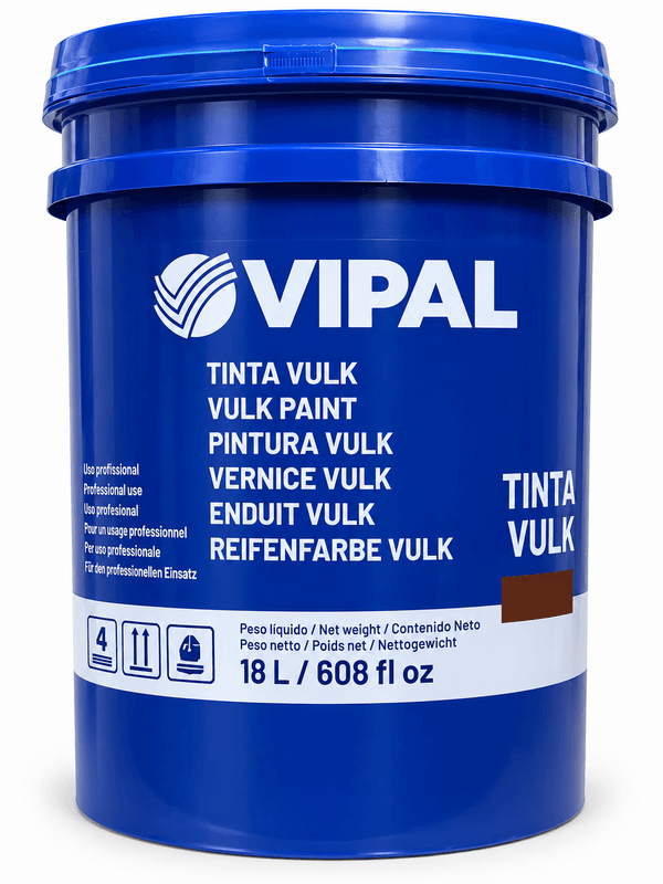 Vipal Black Tyre Paint &ndash; Water-Based Tyre Dressing