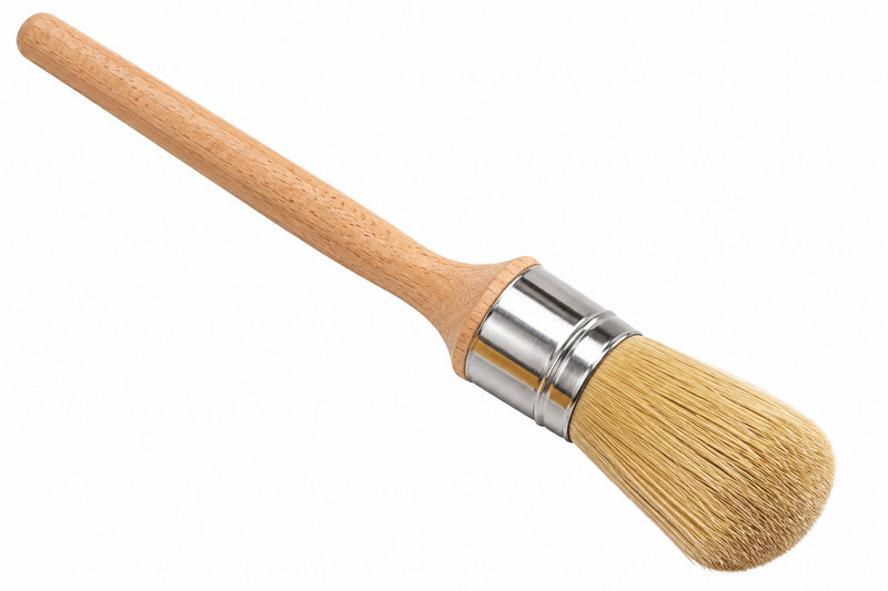 Tyre Mounting Paste Brush with Wooden Handle – Rounded Style Tyre Mounting Paste Brush with Wooden Handle – Rounded Style