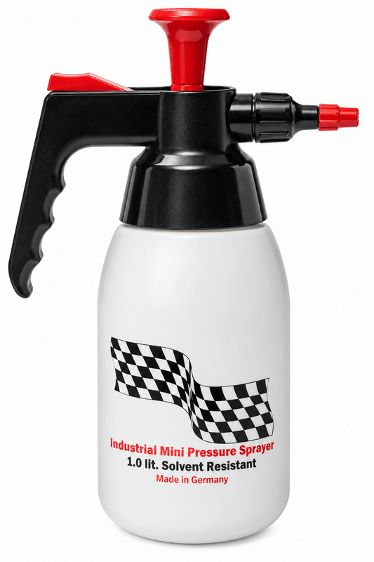 Industrial Grade Solvent Resistant Pressure Sprayer &ndash; 1 Litre &ndash; Made in Germany