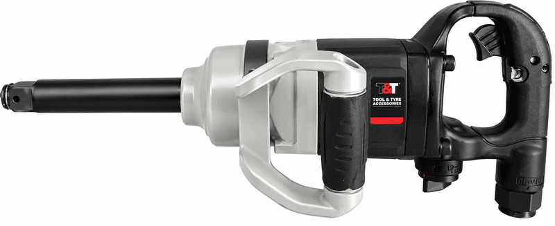 T&T 1" Square Drive Super Duty Air Impact Wrench – 6" Extended Anvil