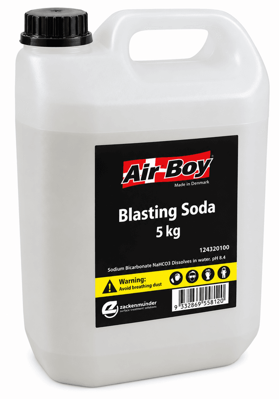 Air Boy Soda Blasting Media &ndash; 5kg Container
