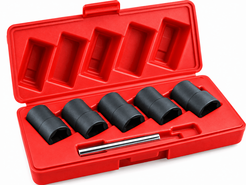 1/2" Drive Hub Nut Twist Socket Set &ndash; 6 Piece