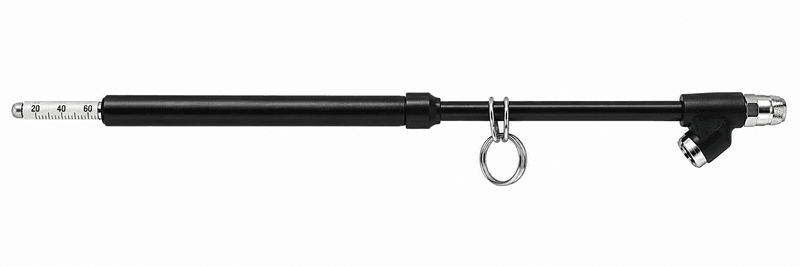 Long Heavy-Duty Truck Tyre Pressure Gauge &ndash; Black