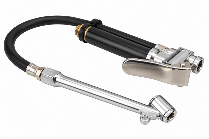 Tyre Inflator with Pencil Pressure Gauge & Dual Chuck Tyre Inflator with Pencil Pressure Gauge & Dual Chuck