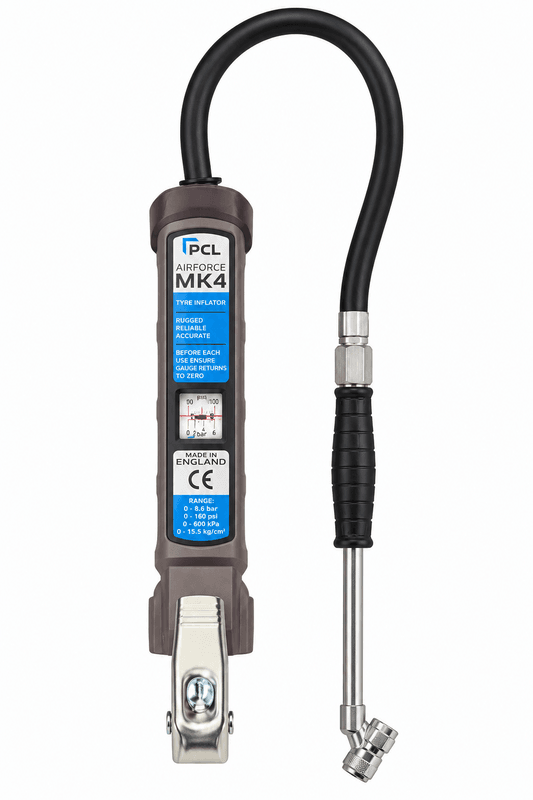 PCL Driveway Analogue Tyre Inflator with Dual Chuck – 138 PSI PCL Driveway Analogue Tyre Inflator with Dual Chuck – 138 PSI