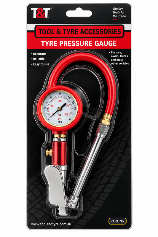 Tyre Inflator & Deflator with Dual Chuck & Dial Gauge – 0–60 PSI