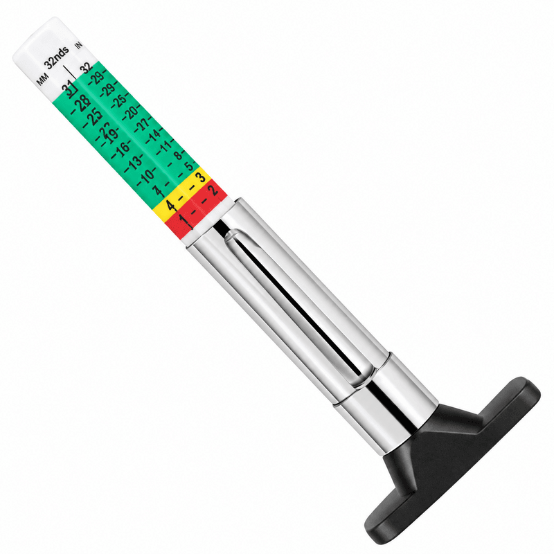 Truck & Passenger Tyre Tread Depth Gauge &ndash; 0&ndash;25mm