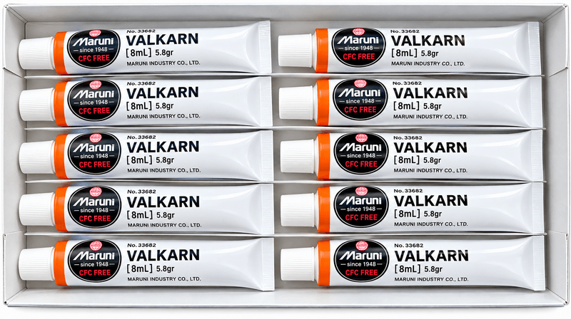 Maruni Valkarn Vulcanising Cement – 12 x 8ml Tubes Maruni Valkarn Vulcanising Cement – 12 x 8ml Tubes