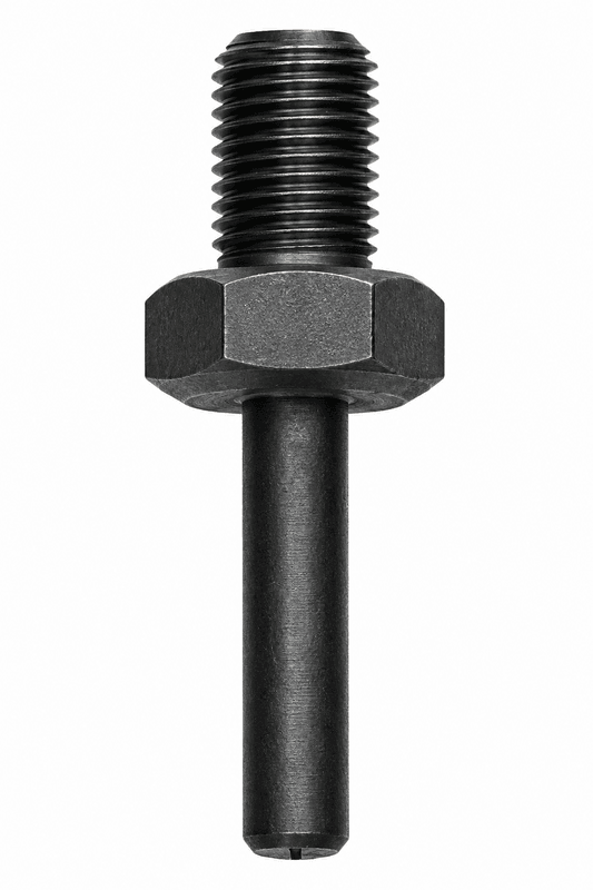 Drill Arbor Adaptor to Suit Contour Wheels &ndash; 1/4" Shank to 1/2" SAE Male