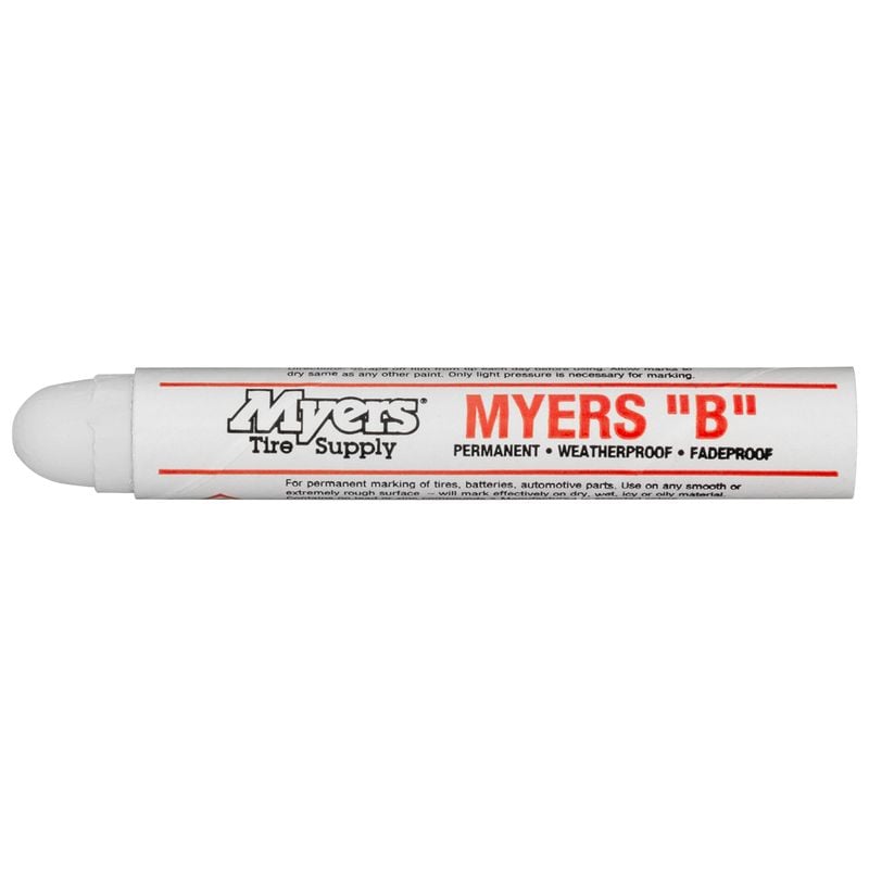 B&reg; Paintstik&reg; Markall White Tyre Marker &ndash; Permanent Solid Paint Marker &ndash; Box of 12