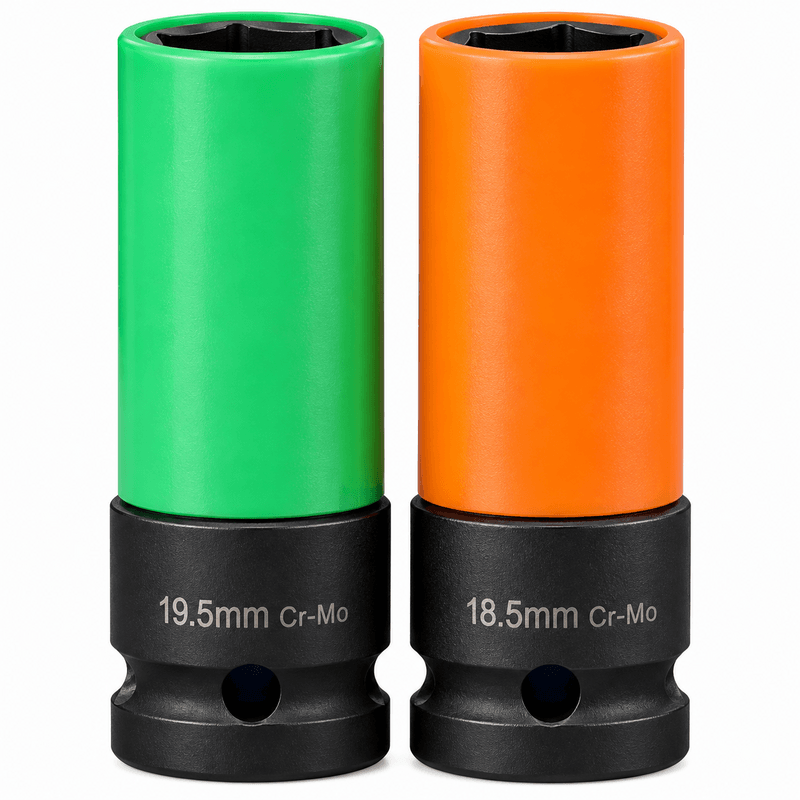 Endeavour 1/2" Drive Half-Size Thin Wall Impact Socket Set &ndash; 18.5mm & 19.5mm