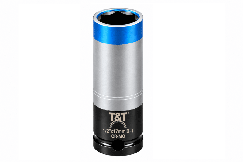 17 mm 1/2” Drive Wheel Nut Socket Set Thin Wall Deep Impact Metric 17 mm 1/2” Drive Wheel Nut Socket Set Thin Wall Deep Impact Metric