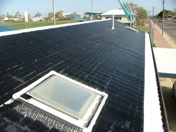solar source pool heating