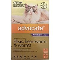 Bayer Advocate Flea & Worm Treatment  Cats 4kg plus