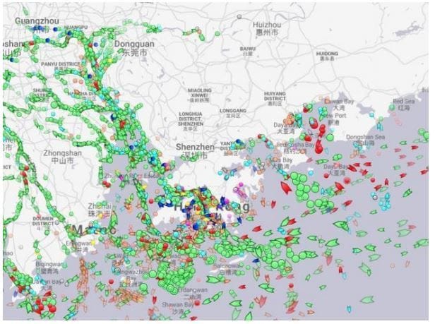  Picture: Marinetraffic.com Source: Supplied