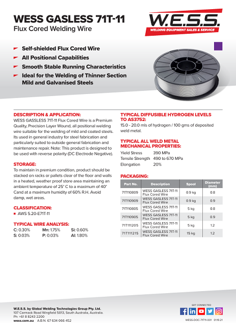 WESS GASLESS 71T-11