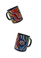Coffee Mug Black with Indigenous design and print by Sisters Under the Skin