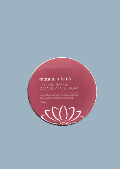 Mountain Lotus Organic Rose & Geranium Face Cream - 100 Ml