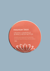 Mountain Lotus Organic Grapefruit & Vanilla Body Butter