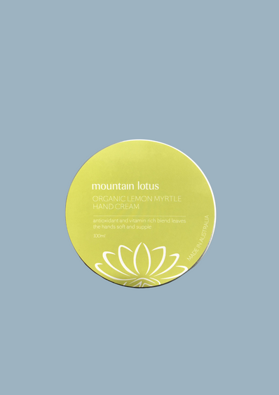Mountain Lotus Organic Lemon Myrtle Hand Cream - 100 Ml