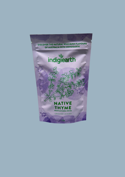 IndigiEarth - Native Thyme Ground Leaves 50g