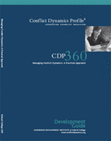 Conflict Dynamics profile  CDP at Talent Tools