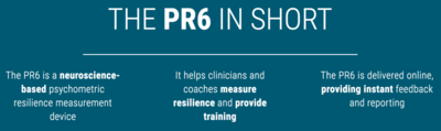 PR6 The Predictive 6 Factor Resilience Scale and RESICoach Training at Talent Tools