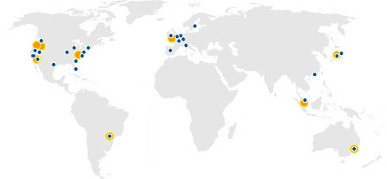 Delivering your images from 31 locations Delivering your images from 31 locations
