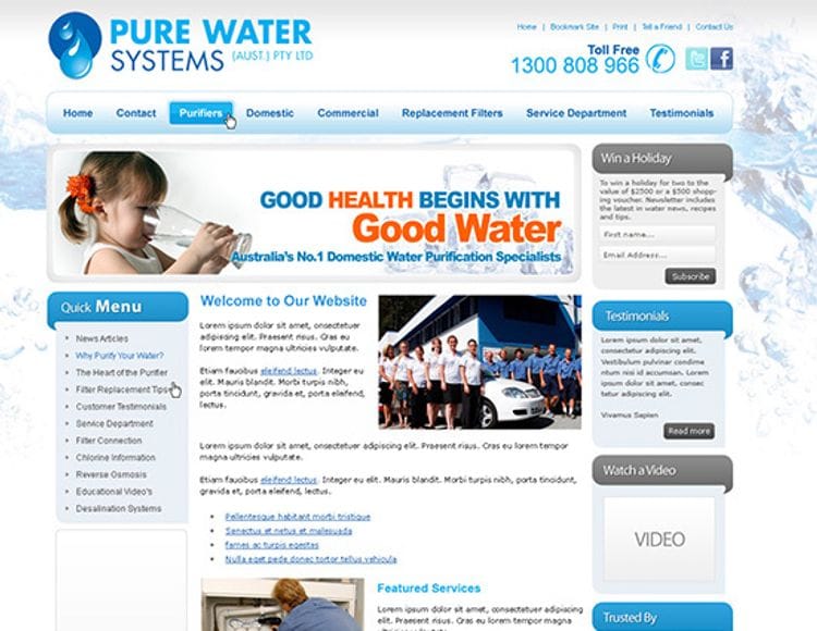 Client Spotlight - Pure Water Systems