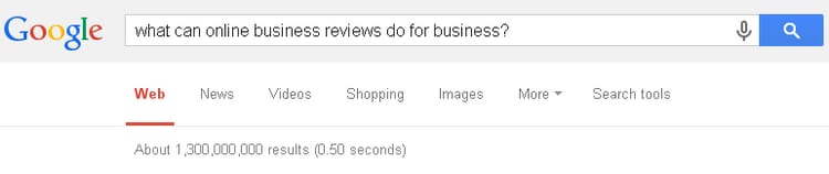 The benefits of online business reviews