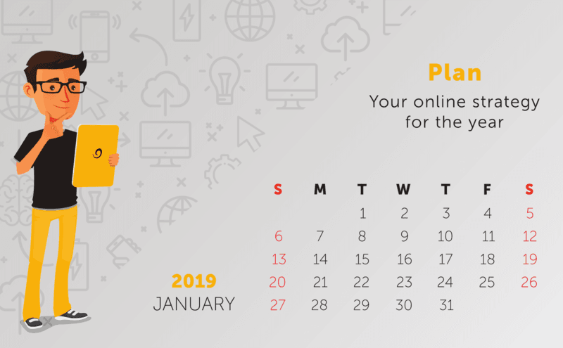 Tip: Plan your online strategy for the year Tip: Plan your online strategy for the year